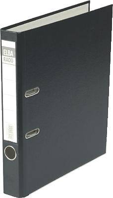 ELBA Ordner Rado brillant 100022610 schmal schwarz