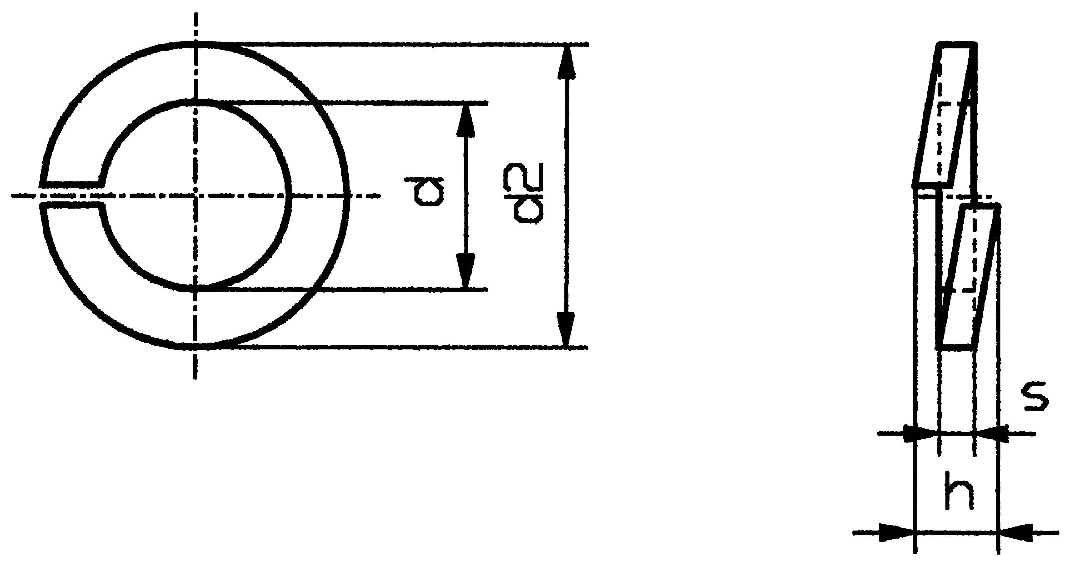TOOLCRAFT B3 D127:A2K 194687 Federring Innen-Durchmesser: 3.1mm M3 DIN 127 Federstahl 100St.