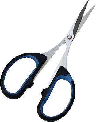 Wedo Silhouettenschere-Soft-Cut/9794 10,5cm schwarz/blau