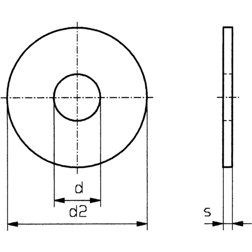 TOOLCRAFT Unterlegscheiben 4.3 mm 12 mm Edelstahl A2 100 St. 4,3 D9021-A2 194717