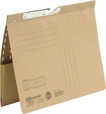 ELBA Pendelhefter 100570027 DIN A4 kaufm. Heftung Karton naturbraun