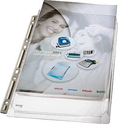 Leitz Prospekthülle Maxi 47553003 DIN A4 0,17mm PVC tr 3 St./Pack.