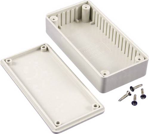 Hammond Electronics BOXA Universal-Gehäuse 100 x 50 x 25 ABS Lichtgrau (RAL 7035) 1St.