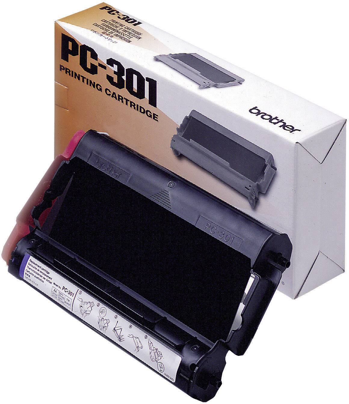 Brother Mehrfachkassette + Farbband / Transferband (Fax) PC-301 / PC301,