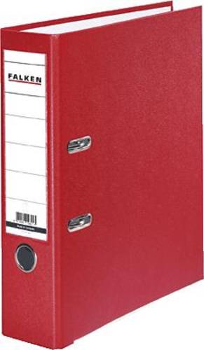 Falken Ordner PP-Color DIN A4 Rückenbreite: 80mm Rot 2 Bügel 9984071