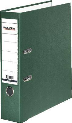Falken Ordner PP-Color DIN A4 Rückenbreite: 80 mm Grün 2 Bügel 9984055
