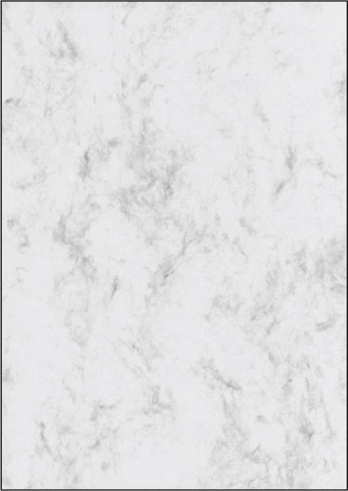 Sigel "Marmor" DP192 Farbiges Druckerpapier DIN A4 25 Blatt Grau