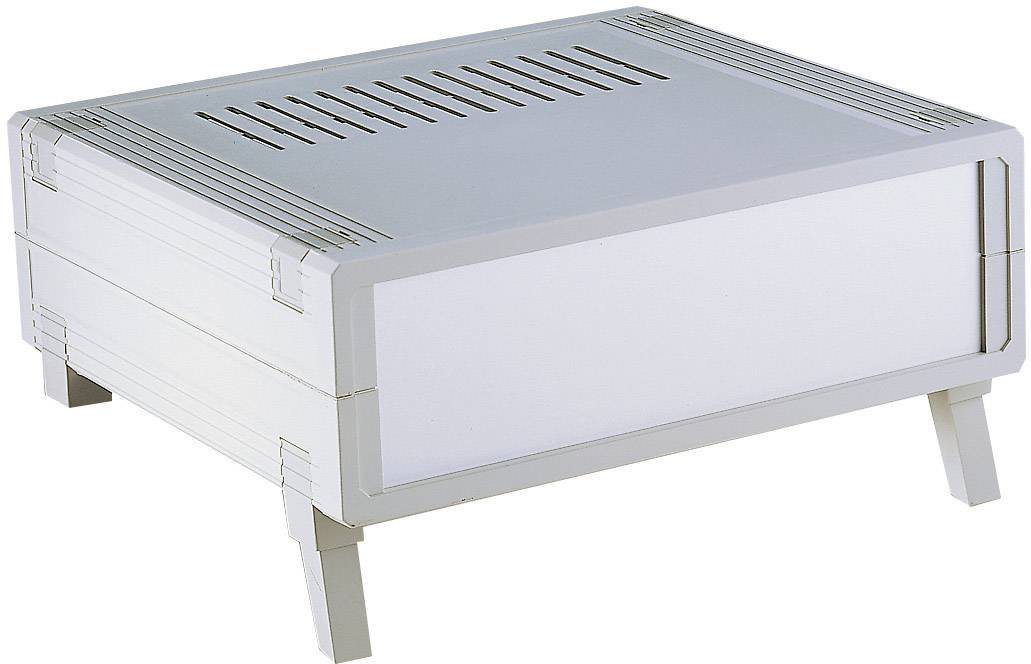 Bopla UM 52011 L-SET Pult-Gehäuse (B x H x T) 223 x 72 x 199mm Kunststoff Hellgrau, Achatgrau 1St.