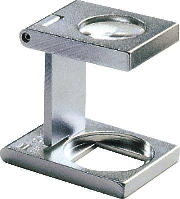 Ecobra 8271 8271 Fadenzähler Vergrößerungsfaktor: 12 x Linsengröße: (L x B) 10 mm x 10 mm Silber