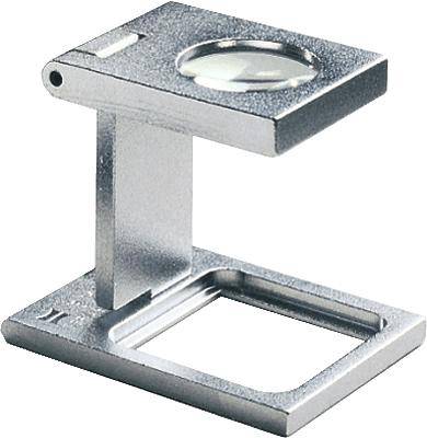 Ecobra 8273 8273 Fadenzähler Vergrößerungsfaktor: 8 x Linsengröße: (L x B) 20 mm x 20 mm Silber