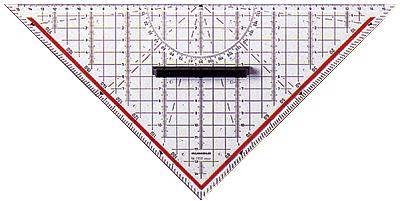 Rumold TZ- und Geometriedreieck/1158 32,5cm transparent Kunststoff