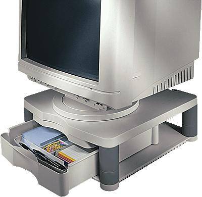 Fellowes Monitor-Erhöhung Premium Plus 1 25,4 cm (10") - 50,8 cm (20") Graphit Starr