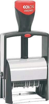 Wortband-Datumstempel 2000/WD selbstfärbend schwarz