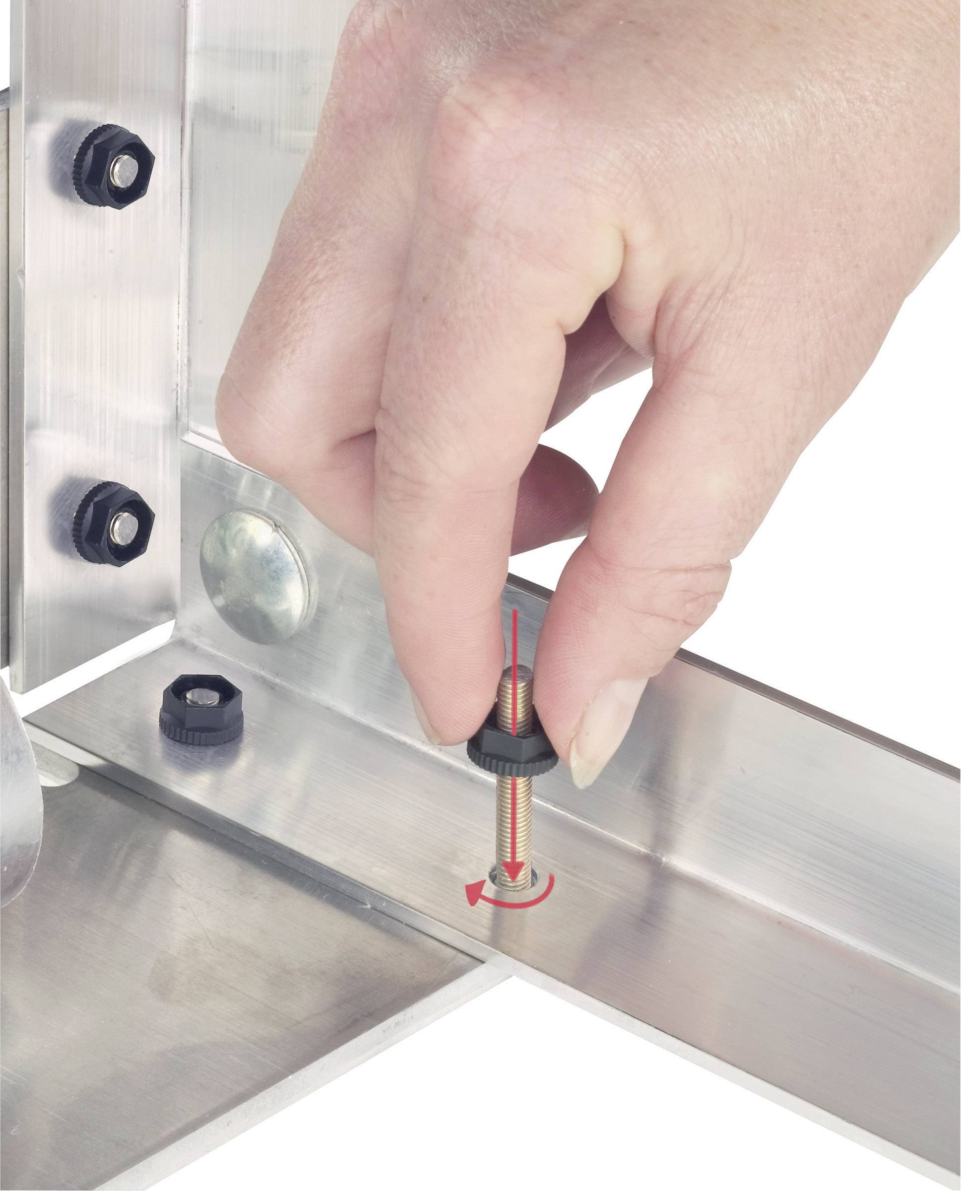 PB Fastener KN50 Steckmutter Plattenstärke (max.) 2mm Polyamid Schwarz