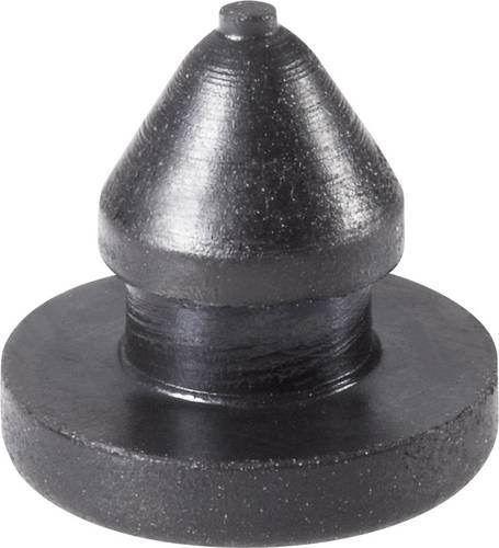 PB Fastener 1308-01 Einrastpuffer Schwarz (Ø x H) 9mm x 8.6mm