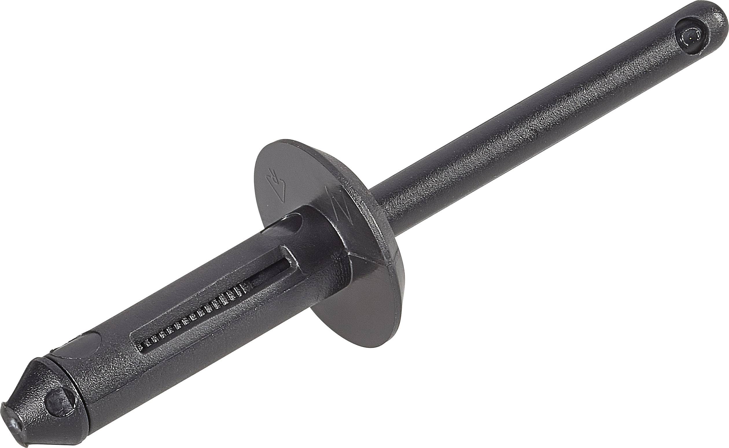 PB Fastener 301-9127-1010 Spreizniete Loch-Ø 5 mm Schwarz