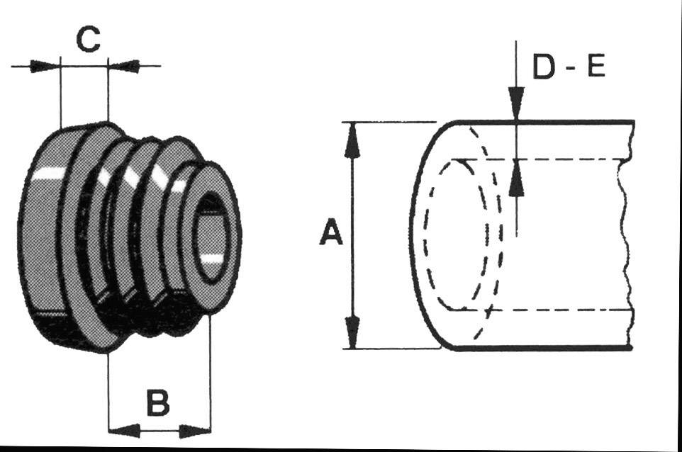 PB Fastener 085 0180 699 03 Lamellenstopfen Plattenstärke (max.) 2mm Polyethylen Schwarz