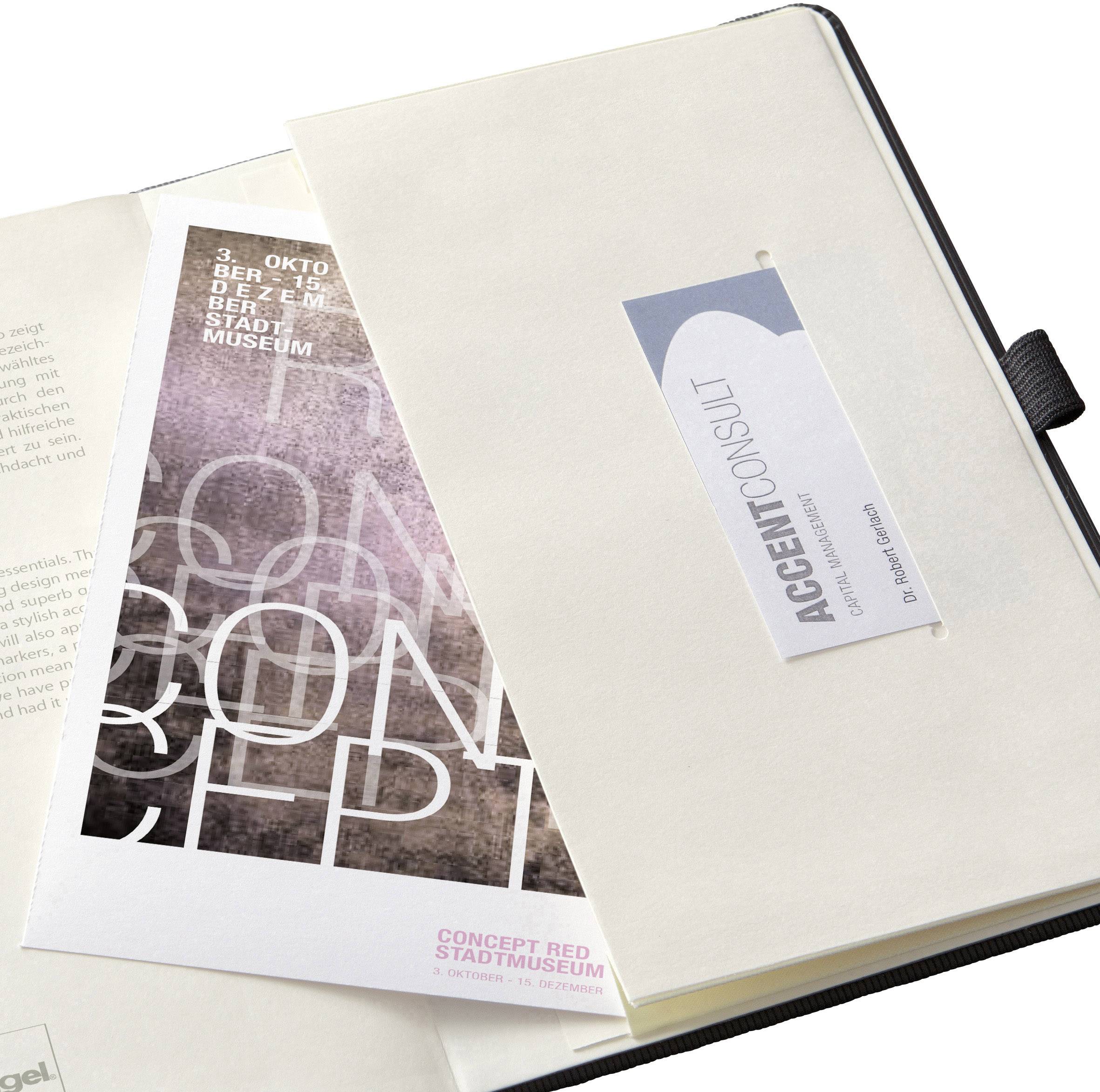 Sigel CONCEPTUM® CO120 Notizbuch blanko Schwarz Anzahl der Blätter: 97 DIN A5