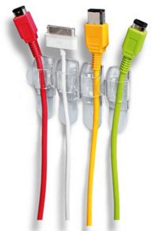 3M 17017CLR Kabelclip selbstklebend 17017CLRFGN Bündel-Ø-Bereich 5mm (max) Transparent 4St.