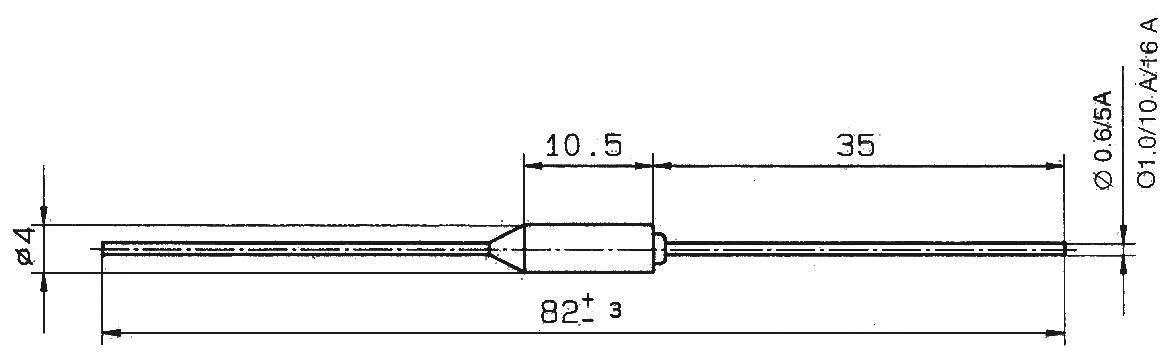 ESKA 771.167 Temperatursicherung 167°C 10A 230 V/AC (Ø) 4mm