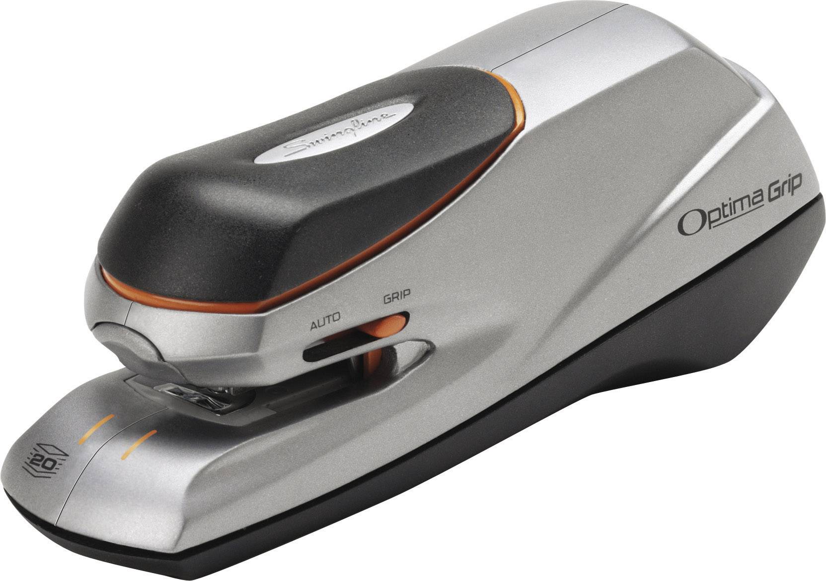 Rexel Elektrohefter Optima Grip /2102349 schwarz/silber Metall/Kunststoff