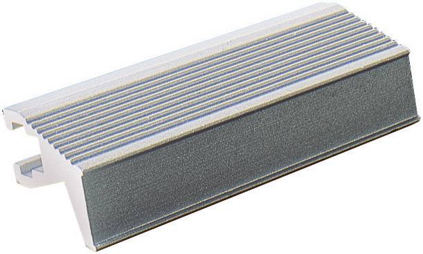 Fischer Elektronik Leistengriff Grau (L x B x H) 60.5 x 14 x 12 mm 1 St.