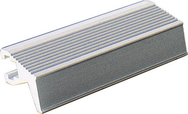 Fischer Elektronik Leistengriff Grau (L x B x H) 60.5 x 14 x 12 mm 1 St.