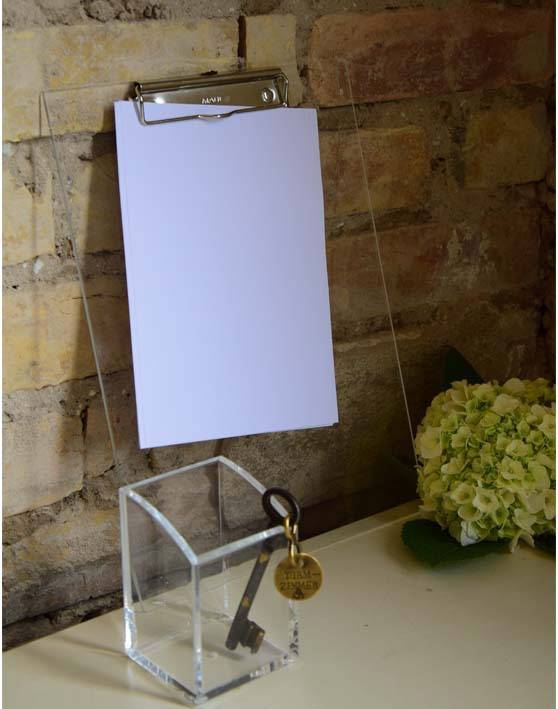 Maul Schreibplatte mit Bügelklemme/2375205 A4 230 x 316 x 18 mm glasklar Acryl