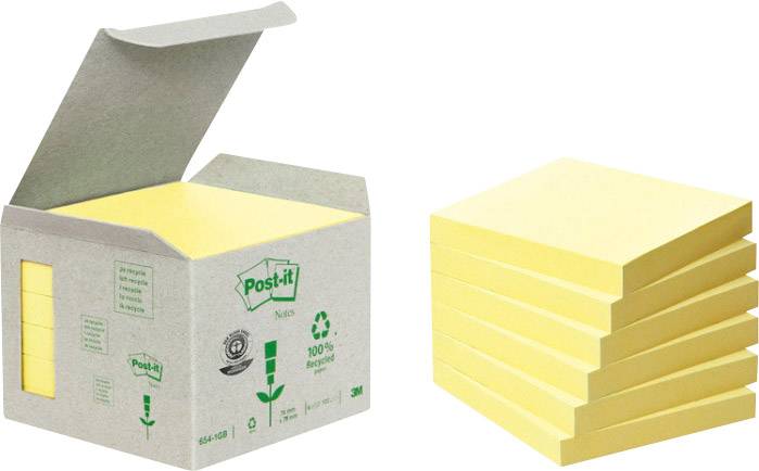 Post-it Haftnotiz 7000081071 76 mm x 76 mm Gelb 600 Blatt