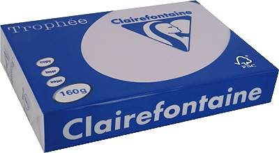 Clairefontaine Trophée Pastell 1043C  Farbiges Druckerpapier DIN A4  250 Blatt Lila
