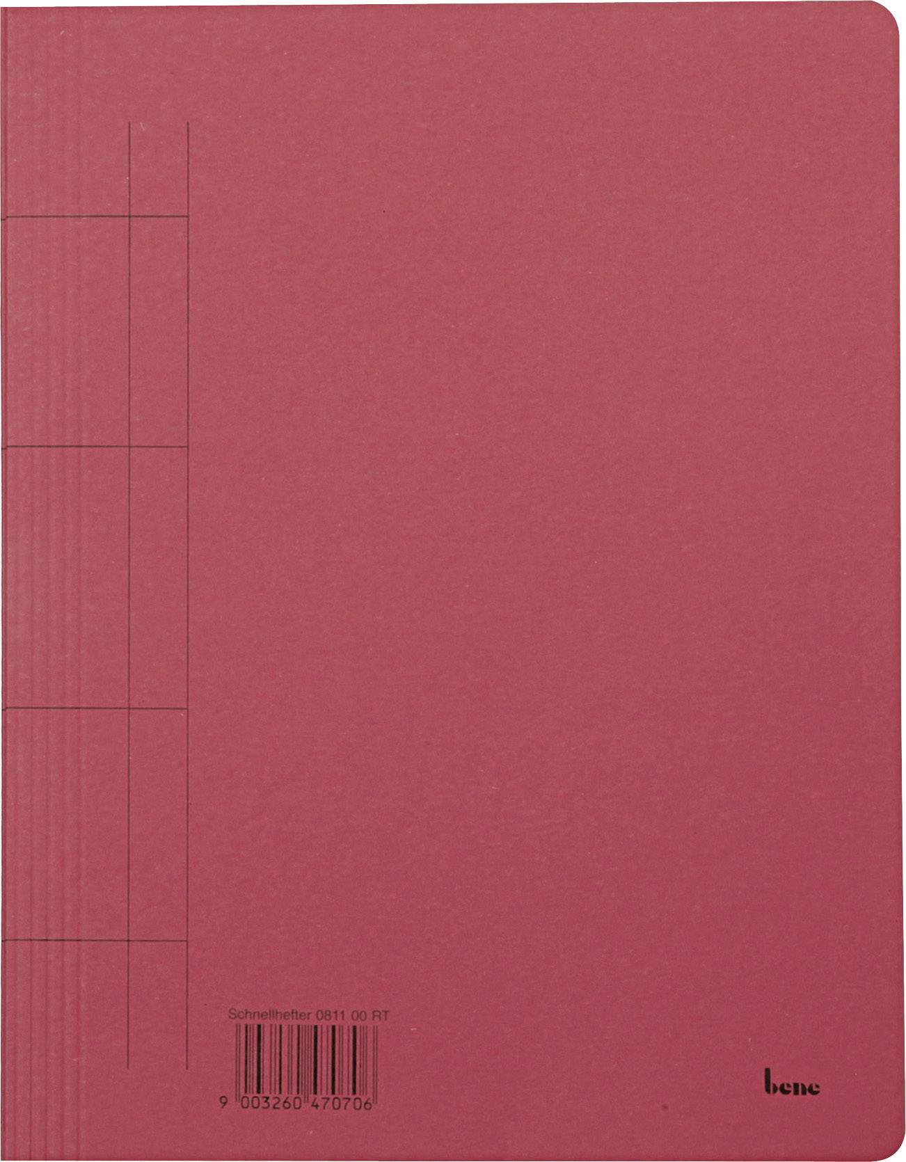 Schnellhefter A4 Karton rot