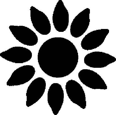 Motivstanzer Sonnenblume