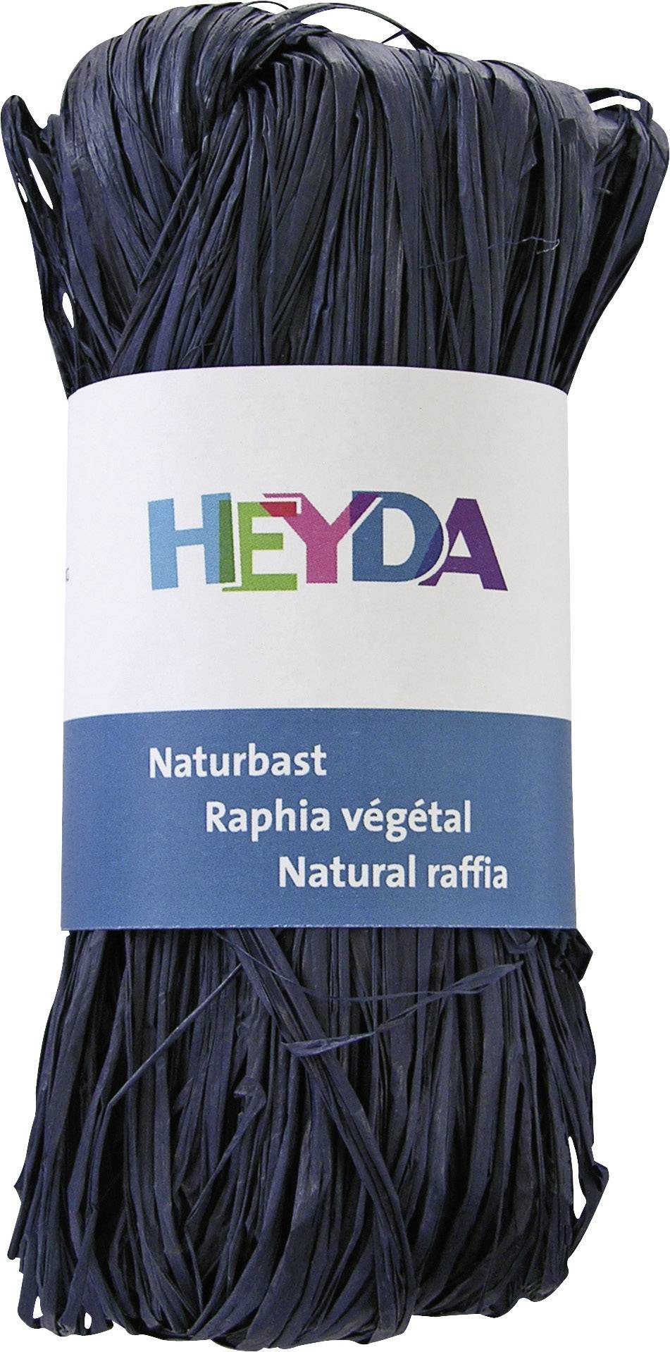 Naturbast 50g marineblau