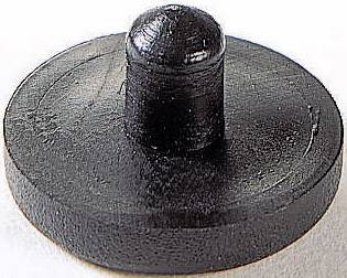 PB Fastener 1277-01 Einrastpuffer Schwarz (Ø x H) 7mm x 11.5mm