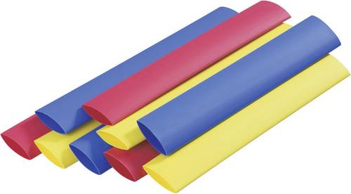 DSG Canusa 8011090990 Schrumpfschlauchsortiment 12.80 mm 6.40 mm Schrumpfrate:2:1 9 St.