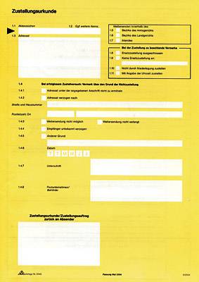 RNK Zustellungsurkunde/2046