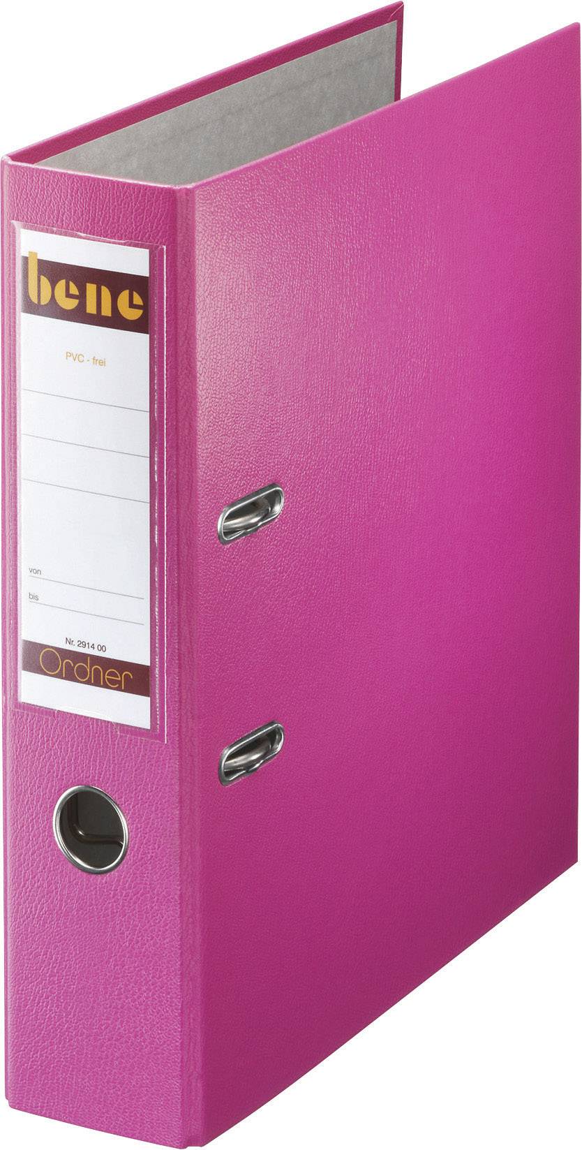 Bene Ordner 291400 RS DIN A4 80mm PP rosa