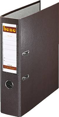 Bene Ordner 291400 BN DIN A4 80mm PP braun
