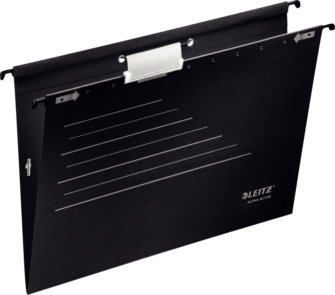 Leitz Hängemappe Alpha Active /1925-30-95 schwarz 225 g/qm Inh.5
