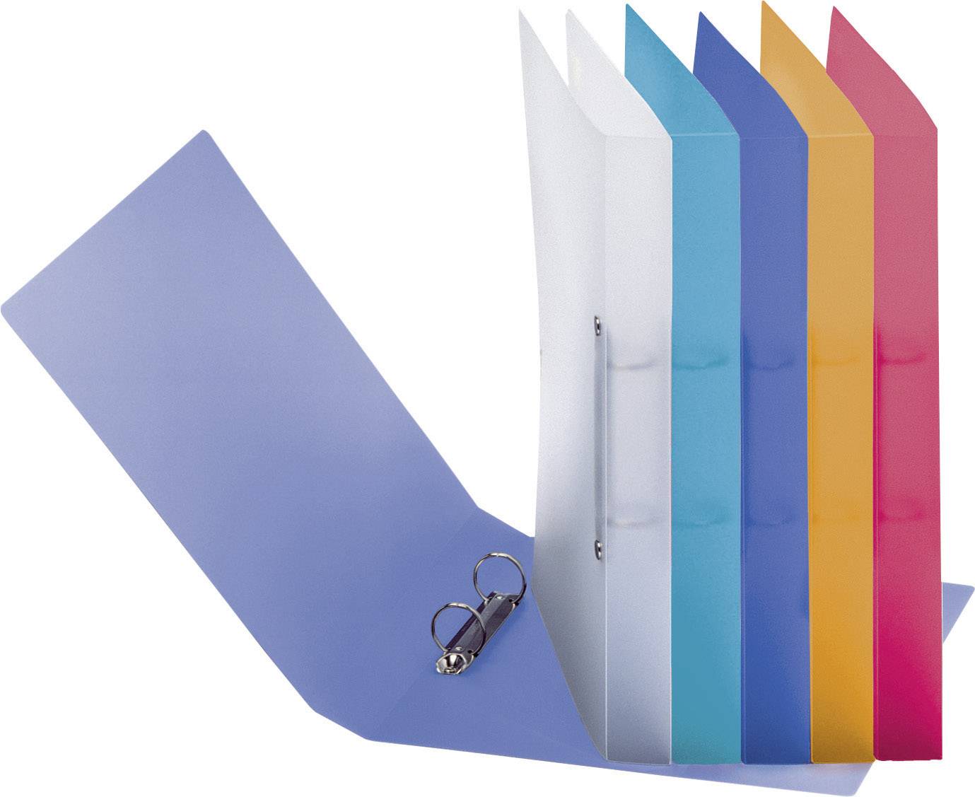 PAGNA Ringbuch PP Transparent 2 Ringe, Rundmechanik 20900-19