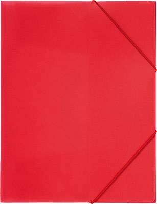 PAGNA Gummizugmappe 21613-03 DIN A4 PP 3Klappen rot