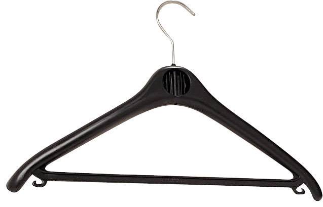 Unilux Kleiderbügel 373 B 45 x H 15 schwarz Inh.20