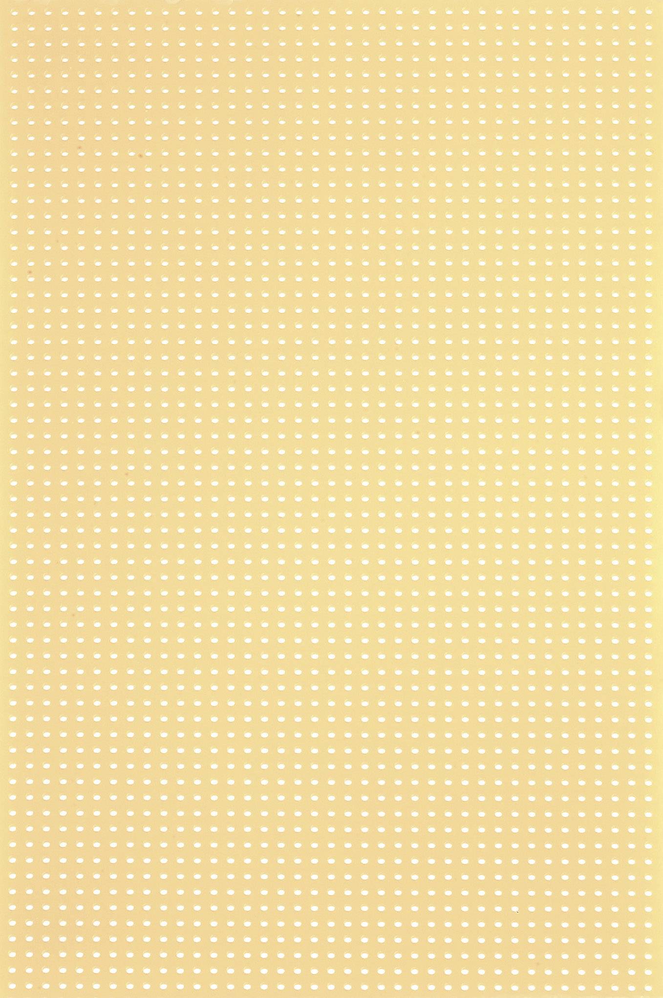 Gleichmäßiges Muster aus kleinen weißen Punkten auf einem orangefarbenen Hintergrund.
