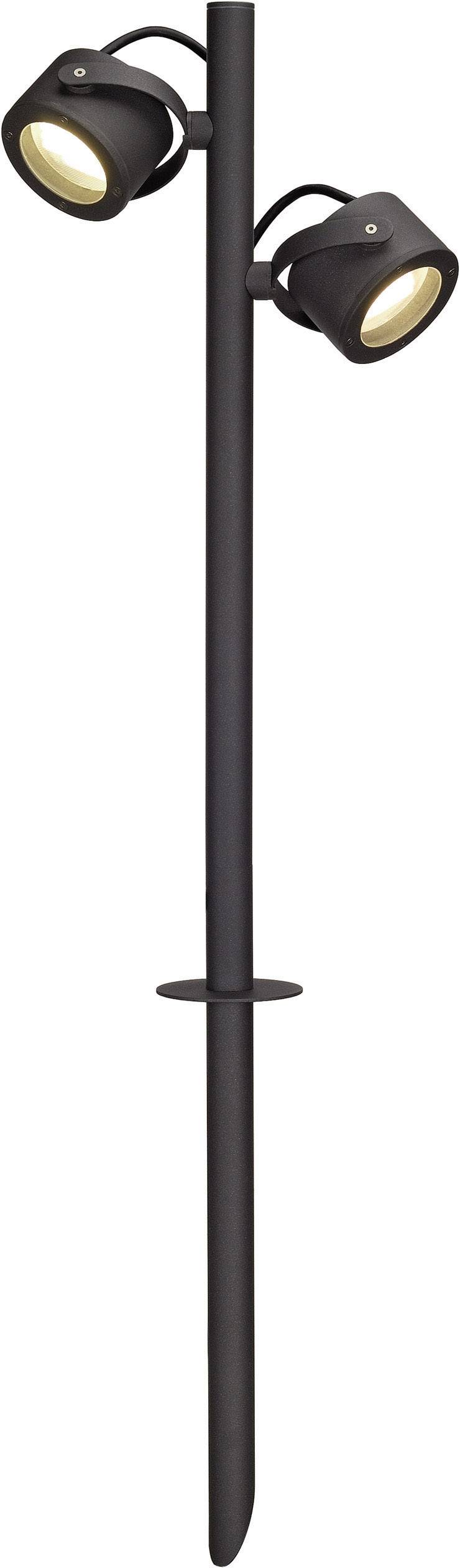 SLV 231535 SITRA 360 Außenstandleuchte Energiesparlampe GX53 9W Anthrazit