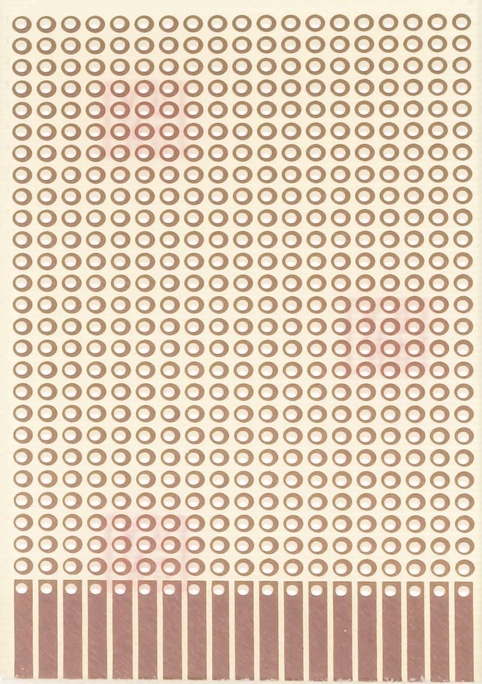 Rademacher WR-Typ 907-1 Experimentierplatine Epoxyd (L x B) 80 mm x 50 mm 35 µm Rastermaß 2.54 mm Inhalt 1 St.