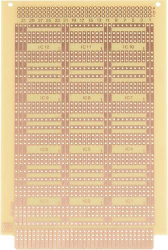 Rademacher WR-Typ 932 Experimentierplatine Hartpapier (L x B) 16 mm x 10 mm 35 µm Inhalt 1 St.