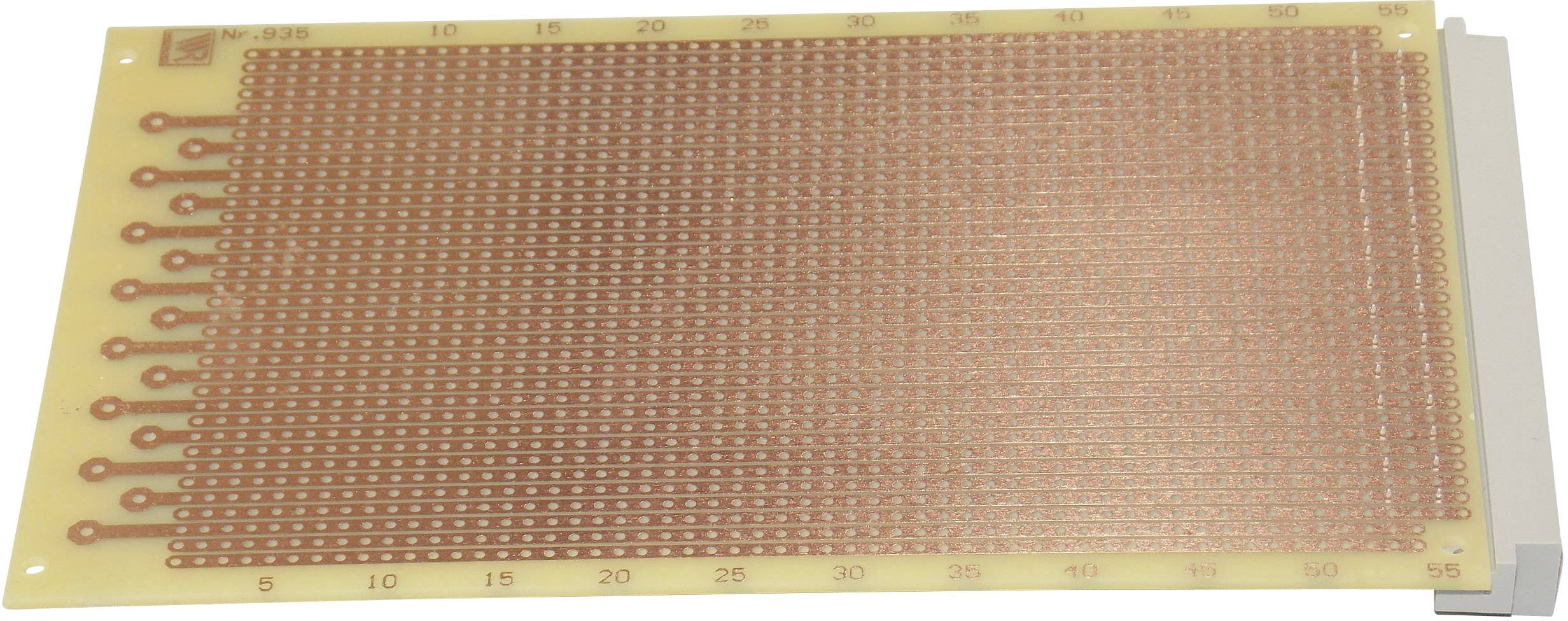 Rademacher WR-Typ 935 Experimentierplatine Hartpapier (L x B) 160mm x 100mm 35µm Rastermaß 2.54mm Inhalt 1St.
