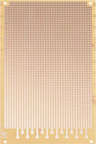 Rademacher WR-Typ 935 Experimentierplatine Hartpapier (L x B) 16 mm x 10 mm 35 µm Rastermaß 2.54 mm Inhalt 1 St.