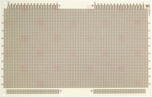 Rademacher WR-Typ 936 Experimentierplatine Epoxyd (L x B) 233.4 mm x 160 mm 35 µm Inhalt 1 St.