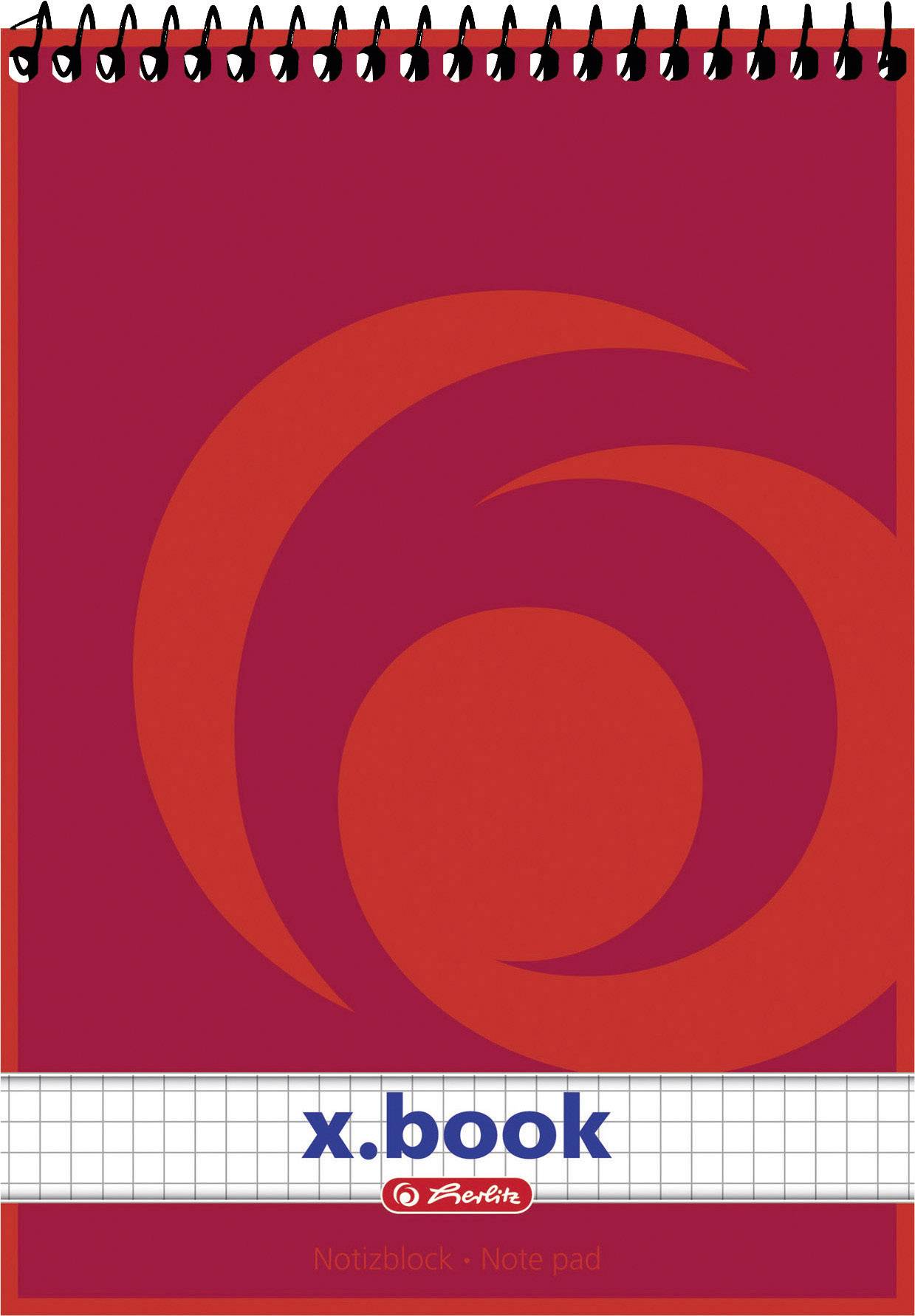 Spiralnotizblock A5 kariert 50 Blatt